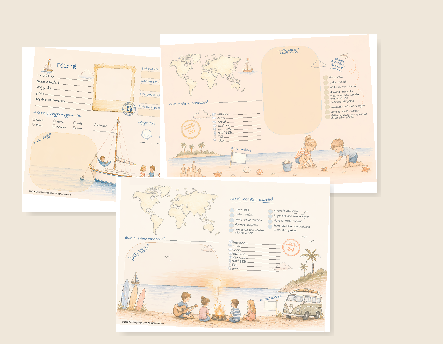 Friendship Pages | First Edition - Italiano