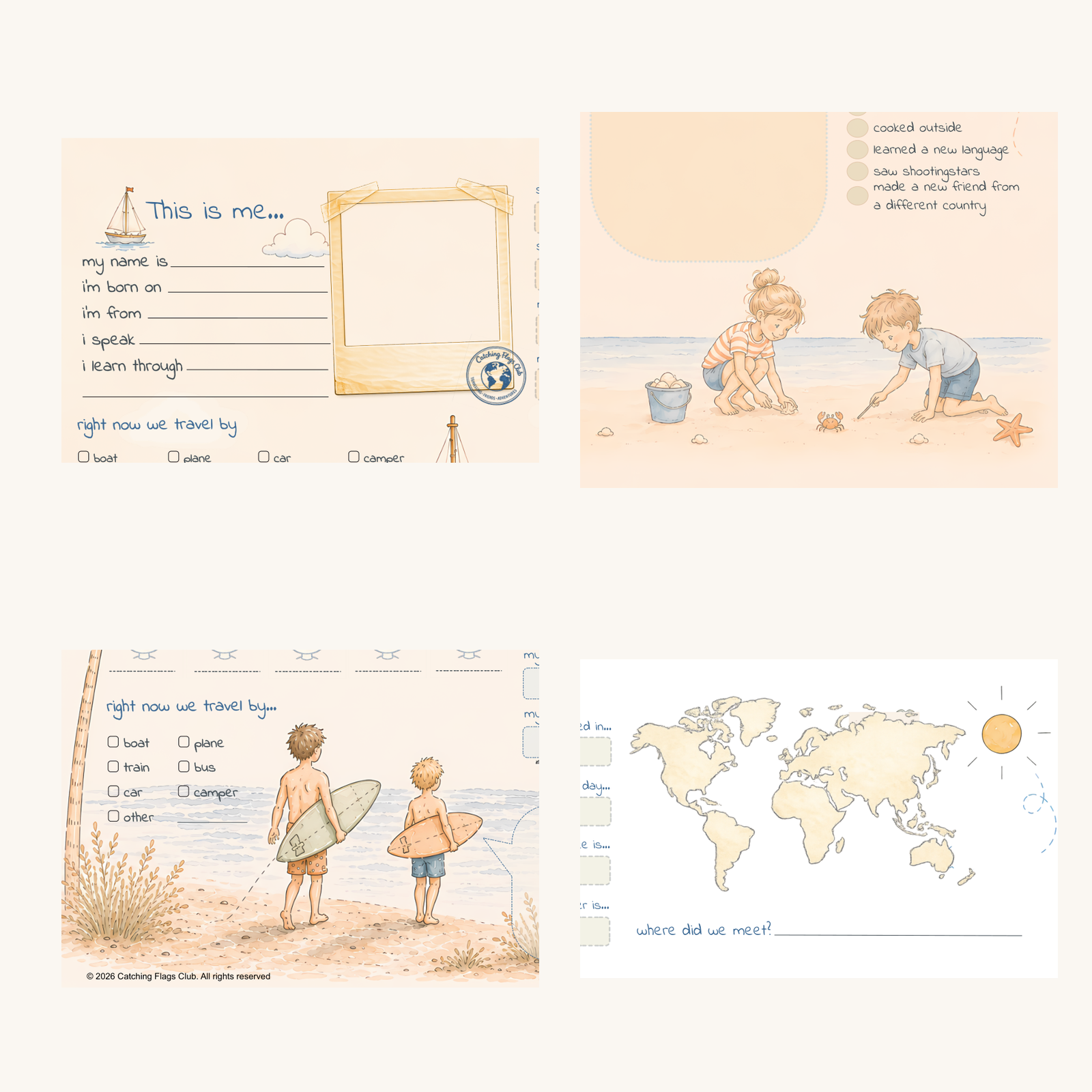 Friendship Pages | First Edition - English