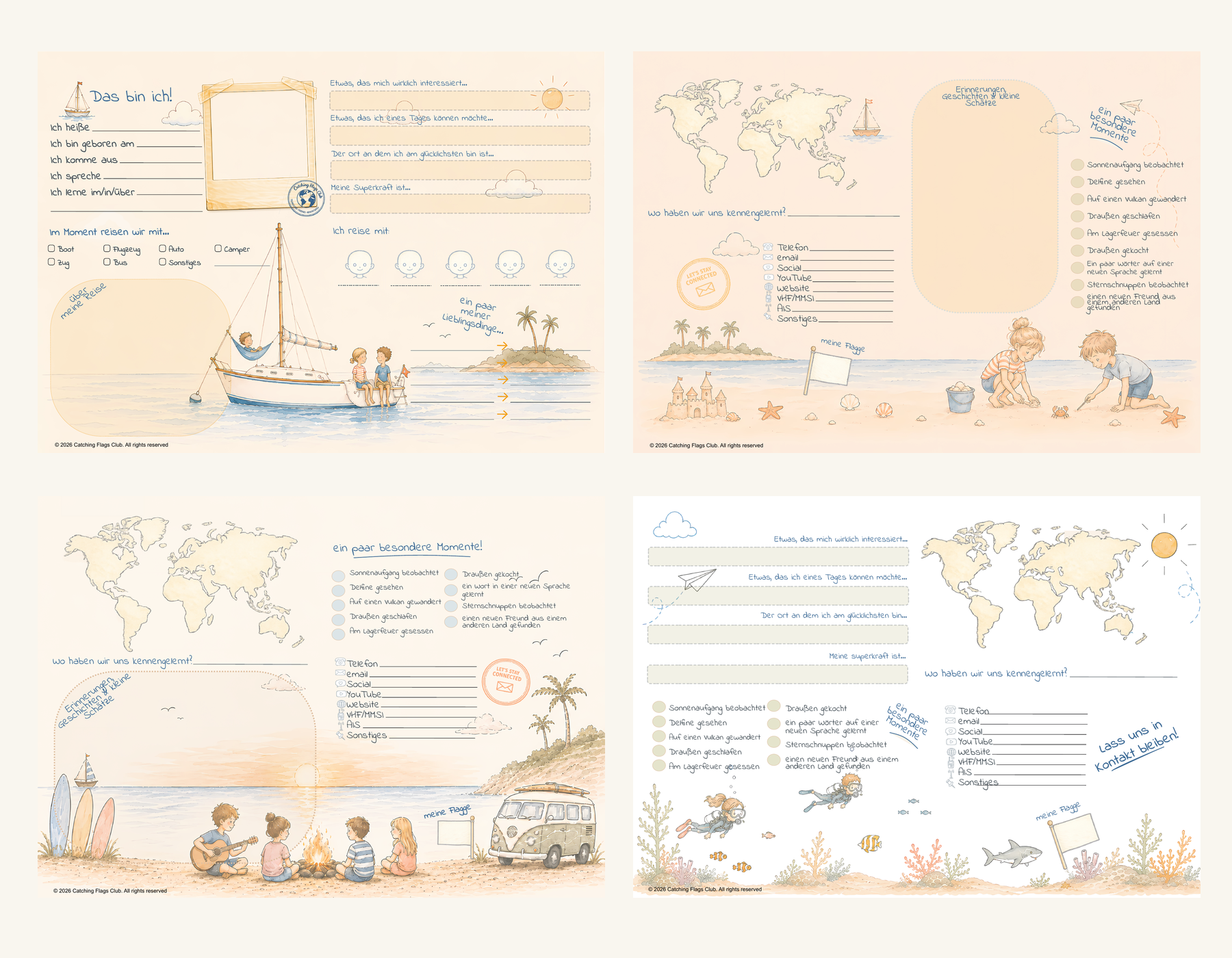 Friendship Pages | First Edition - Deutsch