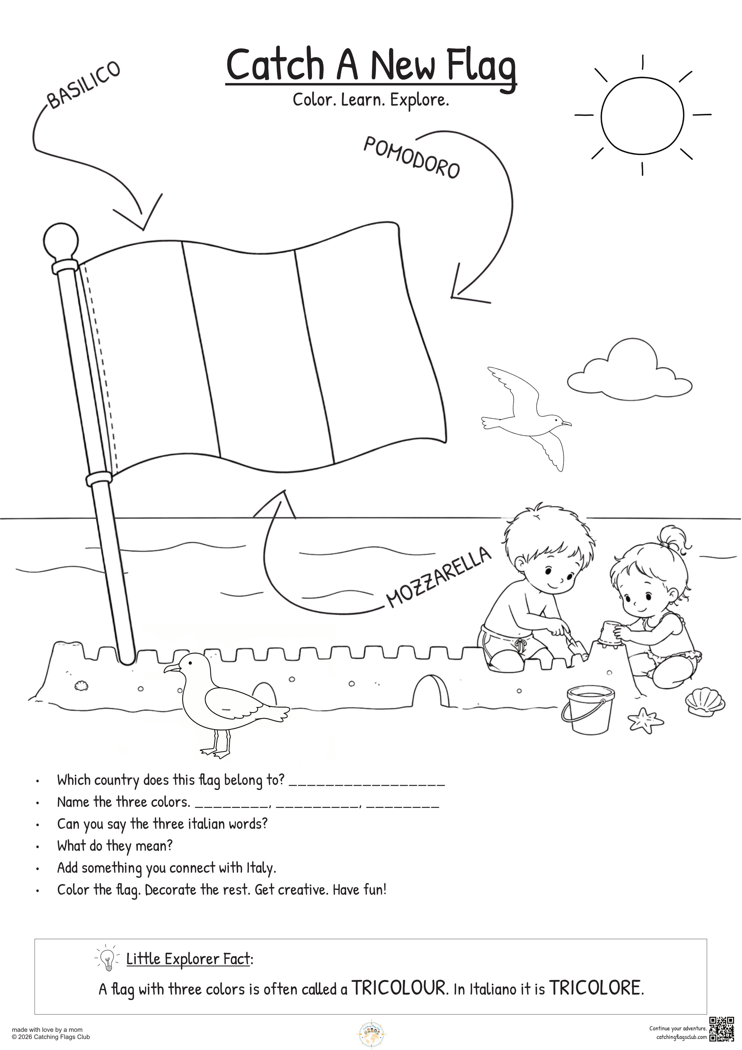 Catch a Flag - Italy | Learning Page
