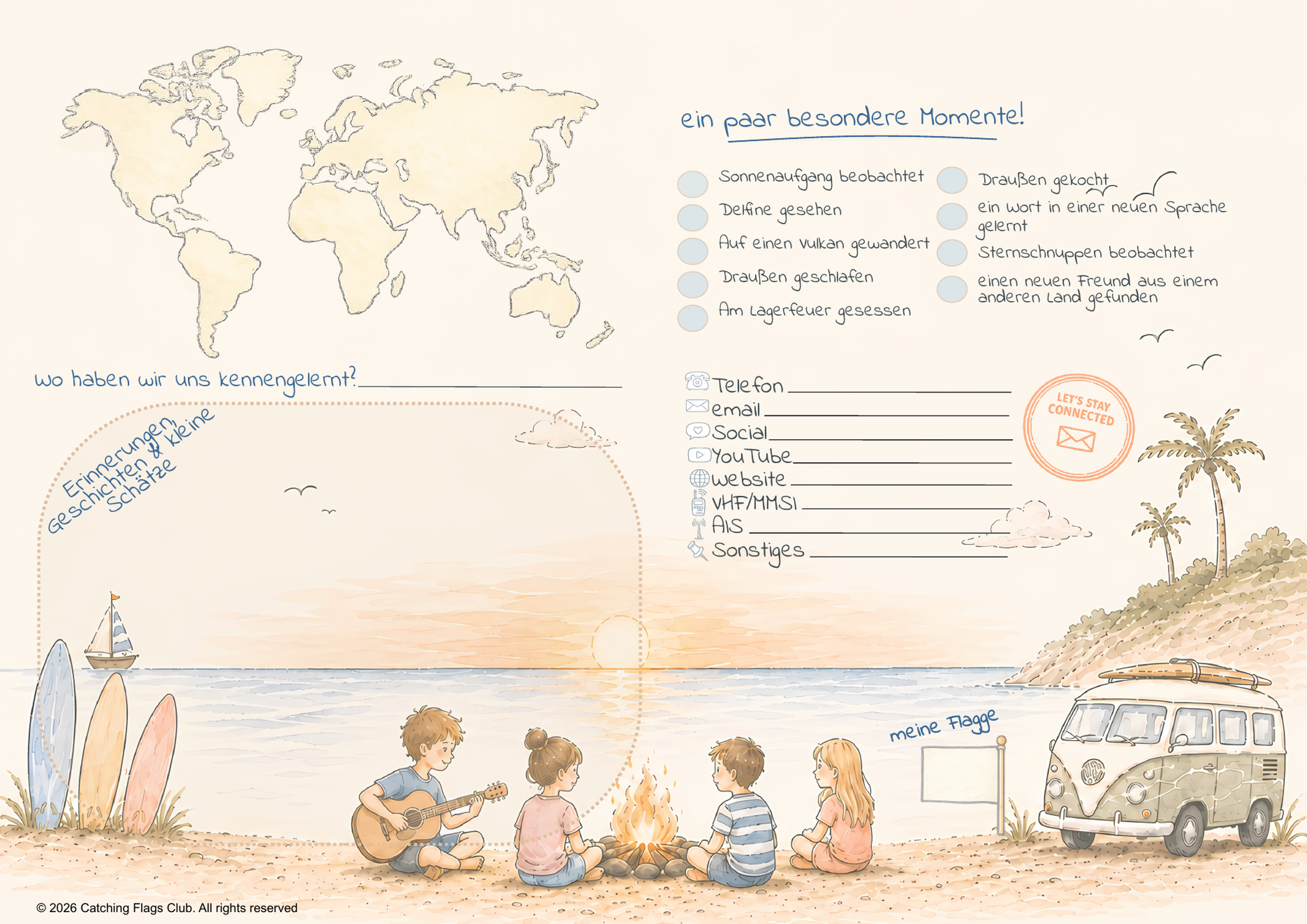 Friendship Pages | First Edition - Deutsch