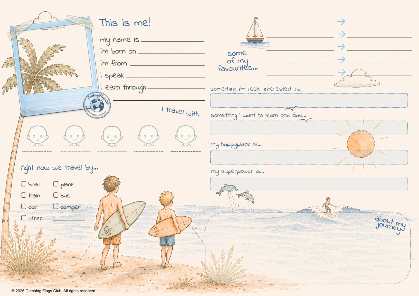Friendship Pages | First Edition - English