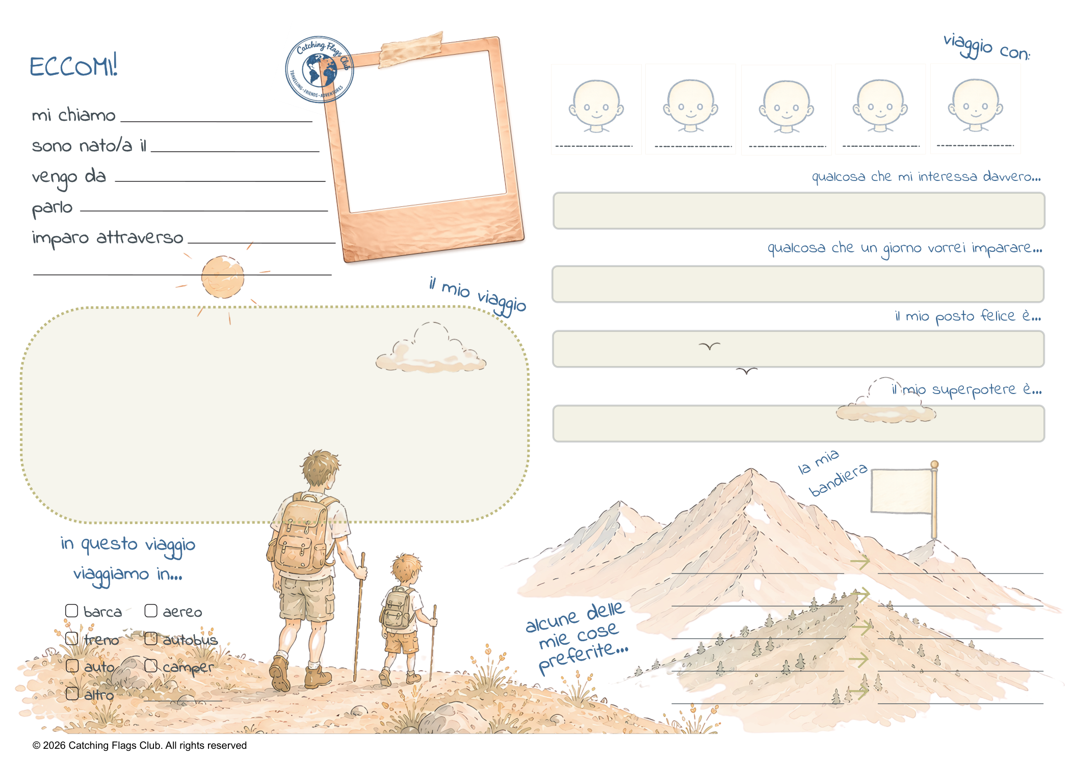 Friendship Pages | First Edition - Italiano